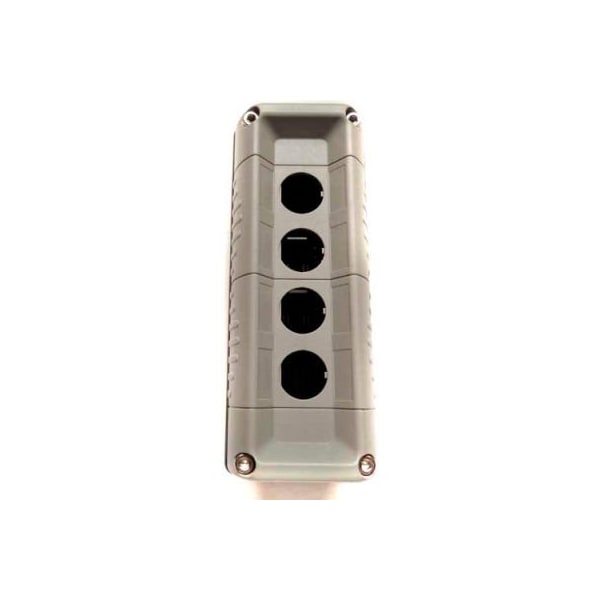 Springer Controls Co T.E.R., F71HG00000000001 VICTOR Wall Mount Control Station, Hull Only, 4 Button, Gray F71HG00000000001 - main
